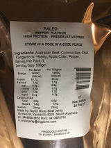 Australian Paleo Jerky Ingredients